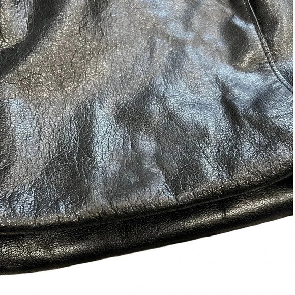 Elliott Lucca Black Leather Studded Large Tote - Picture 3 of 6